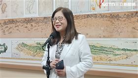 海洋委員會主委管碧玲今（29)日「防堵非洲豬瘟邊境檢疫與查緝機制之檢討與精進作為」進行專題報告並備質詢前受訪。(圖/記者盧素梅攝影)