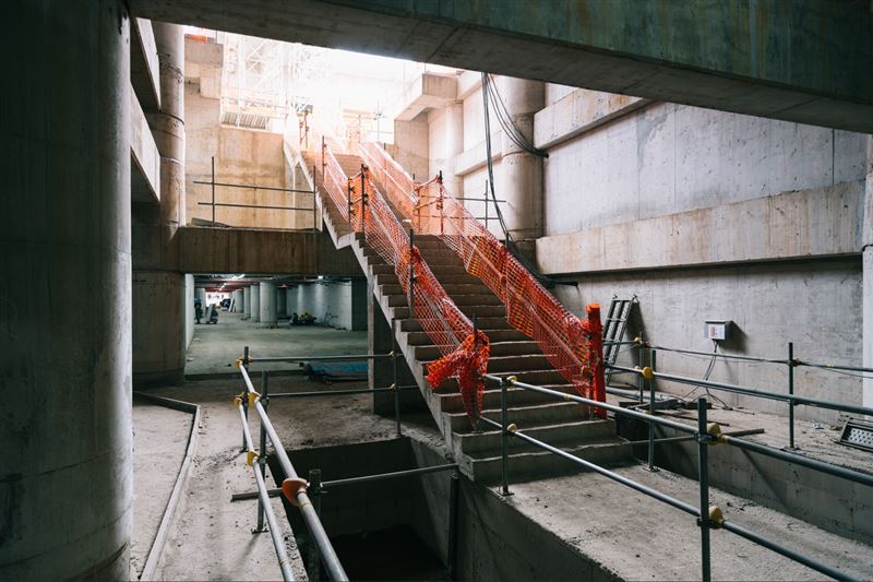 桃園機捷A14站將配合第三航航廈同步通車。(圖/交通部提供)