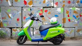 今年底投車總數將達1.4萬輛，標榜為「亞洲規模最大的共享機車品牌」。（圖／WeMo提供） 