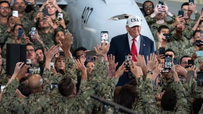 川普過去曾多次表明想續任總統的野心。(圖/美聯社/達志影像)