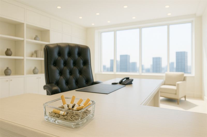 辦公室菸味影響企業形象、員工健康與工作效率。（圖／普印通提供）