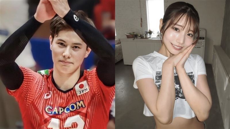 「排球王子」高橋藍用什麼管道和河北彩伽搭上線的?AV女優七瀨愛麗絲揭驚人真相。(圖/翻攝自高橋藍、河北彩伽IG)