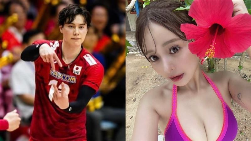 日本混血「排球王子」高橋藍外型帥氣,遭到週刊爆料早已死會,與辣妹網紅uka.已經秘戀一年。(圖/翻攝自高橋藍、uka.IG)