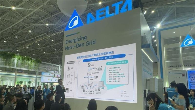 台達電宣布以新台幣10.34億元收購日本射頻電源系統大廠NRF全數股權,強化半導體高階製程電源佈局。NRF技術廣泛應用於蝕刻、CVD、PVD製程,有助台達進一步滲透晶片供應鏈核心,掌握AI時代關鍵電力解決方案。(圖/翻攝自台達電網站)