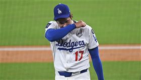 世界大賽G4大谷翔平先發掛敗投。（圖／美聯社／達志影像）