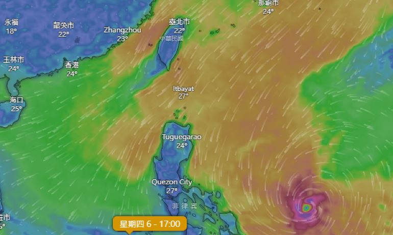 下週低緯度的熱帶洋面會有熱帶擾動發展趨勢。(圖/翻攝自Windy.com)