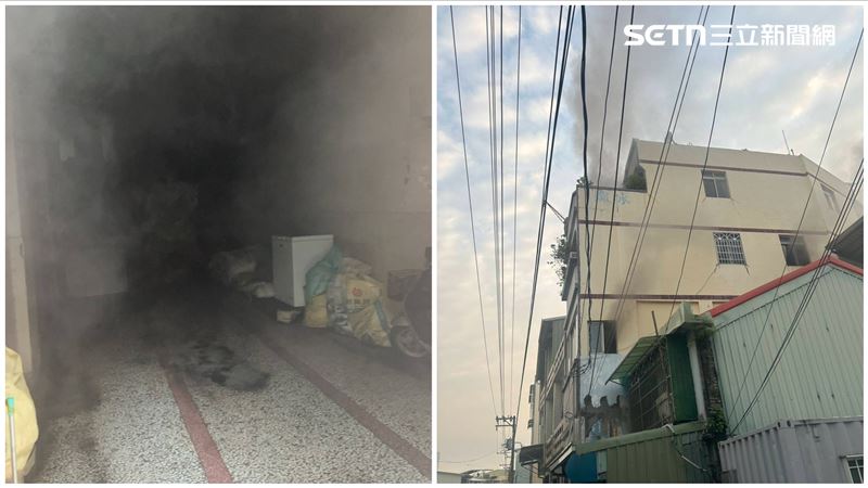 屏東市,屏東,陽台,火警,透天厝,受困（圖／翻攝畫面）