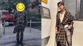 ENERGY阿弟當兵照曝光，網友爭相收藏。（左翻攝自obdo_0510 Threads、右翻攝自阿弟 IG）