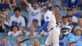 赫南德茲（Enrique Hernandez）陽春砲是道奇全場首安。（圖／路透社／達志影像）