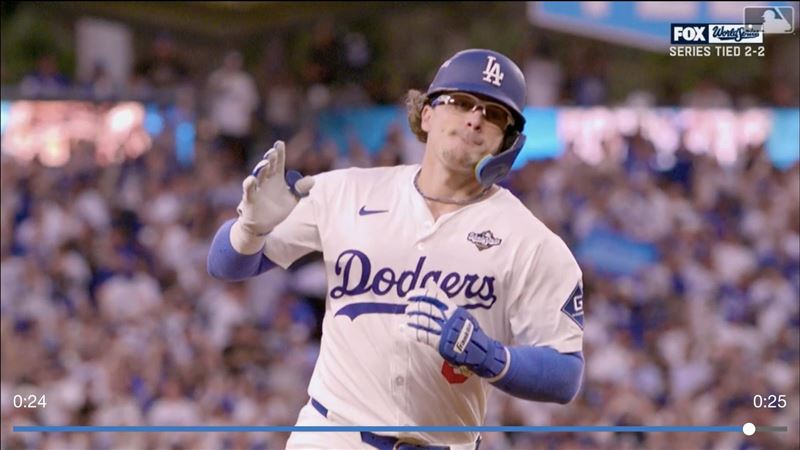 赫南德茲（Enrique Hernandez）陽春砲是道奇全場首安。（圖／翻攝自MLB官網）