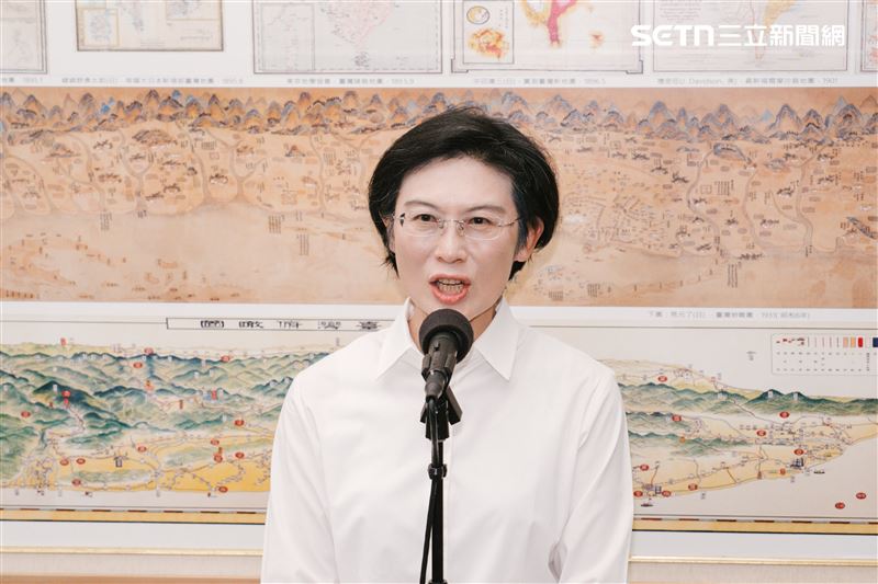 林岱樺出面回應林佳龍臉書貼文相挺。（圖／記者楊士誼攝影）