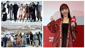 粿粿、范姜彥豐與王子3月曾赴二世古滑雪（圖／翻攝自IG　@meigo.c）　巫苡萱　資料照