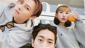 范姜彥豐（中）開撕王子與粿粿「婚內出軌」。（圖／翻攝自meigo.c IG）