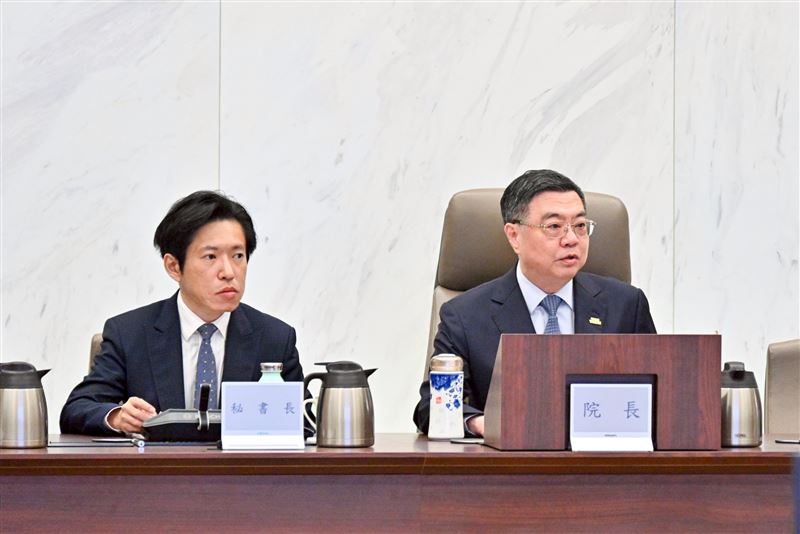 行政院長卓榮泰今(30)日主持行政院會。(圖/行政院提供)