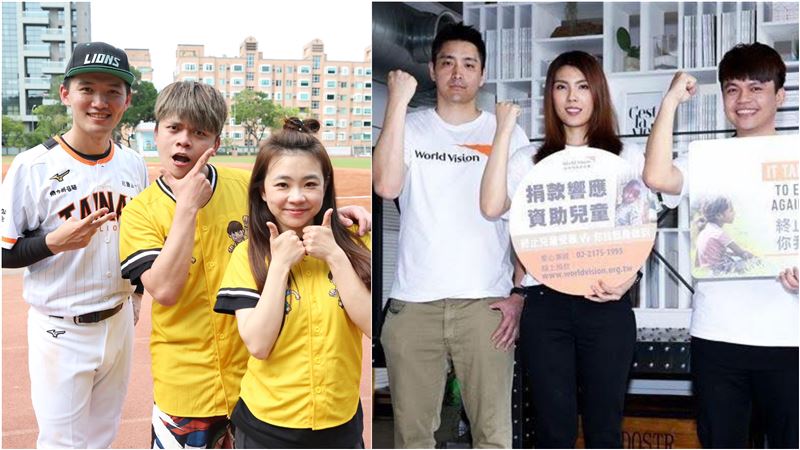 左圖為經歷被家暴離婚的台南Josh、右圖為理科太太與前夫John。（圖／翻攝自蔡阿嘎臉書）