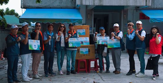 國際扶輪3522區捐贈花蓮光復災區家電