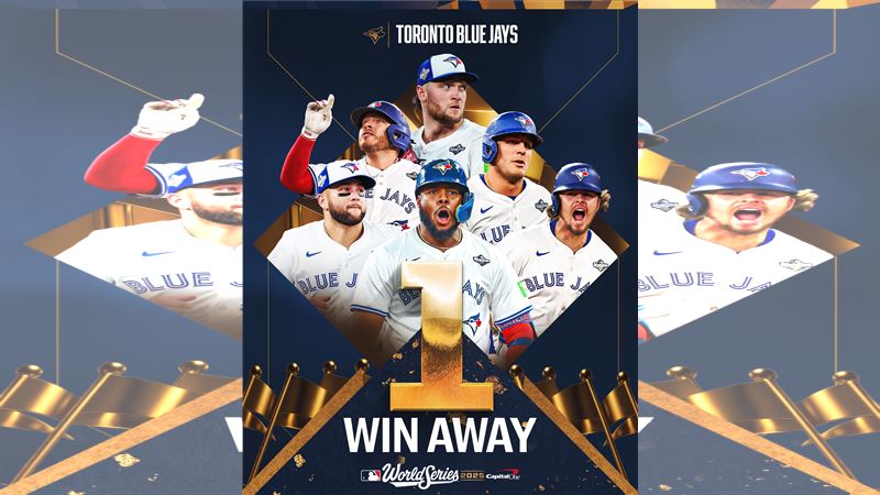 道奇在主場1：6不敵藍鳥，世界大賽慘遭聽牌。（圖／翻攝自MLB推特）