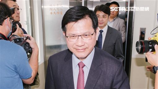 林佳龍受訪。（圖／記者楊士誼攝影）