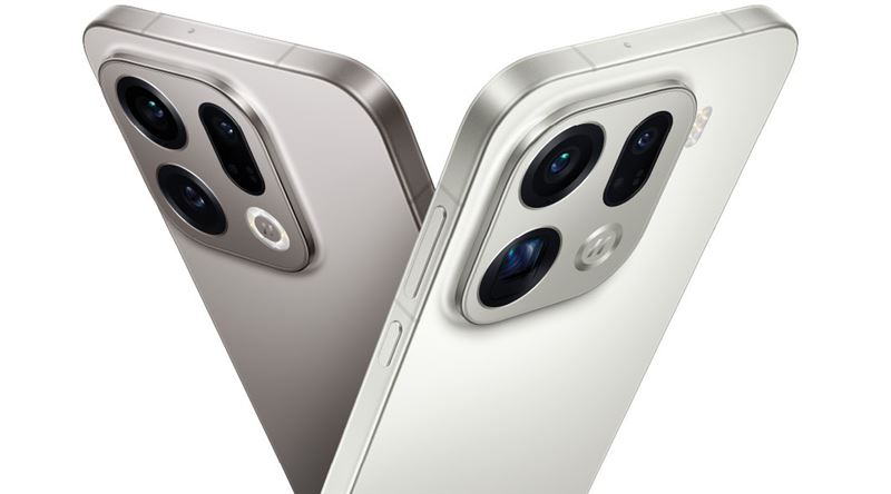 Find X9 Pro提供霜月白、曜鈦灰兩種顏色