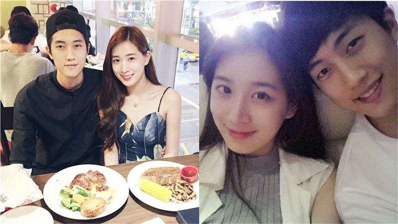 網友挖出范姜10多年前與前女友Zoey的合照，女方曾是《大學生了沒》班底，網友狂讚：「前女友比妻子漂亮多了欸！」（圖／翻攝自Threads）