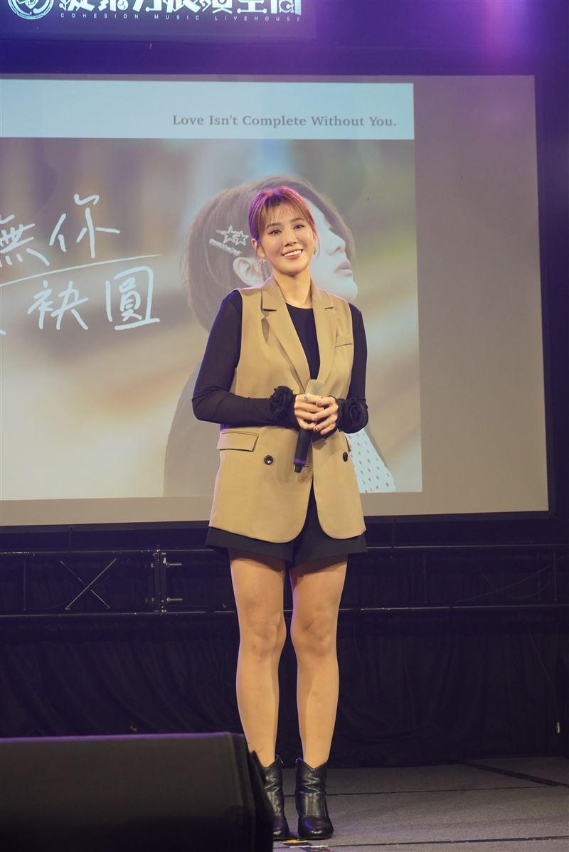 郭婷筠日前送急診，康復後首度公開露面。（圖／時代創藝提供）