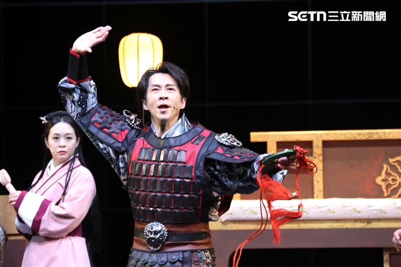 陳漢典參與舞台劇《半里長城》演出。（圖／記者鄭孟晃攝影）