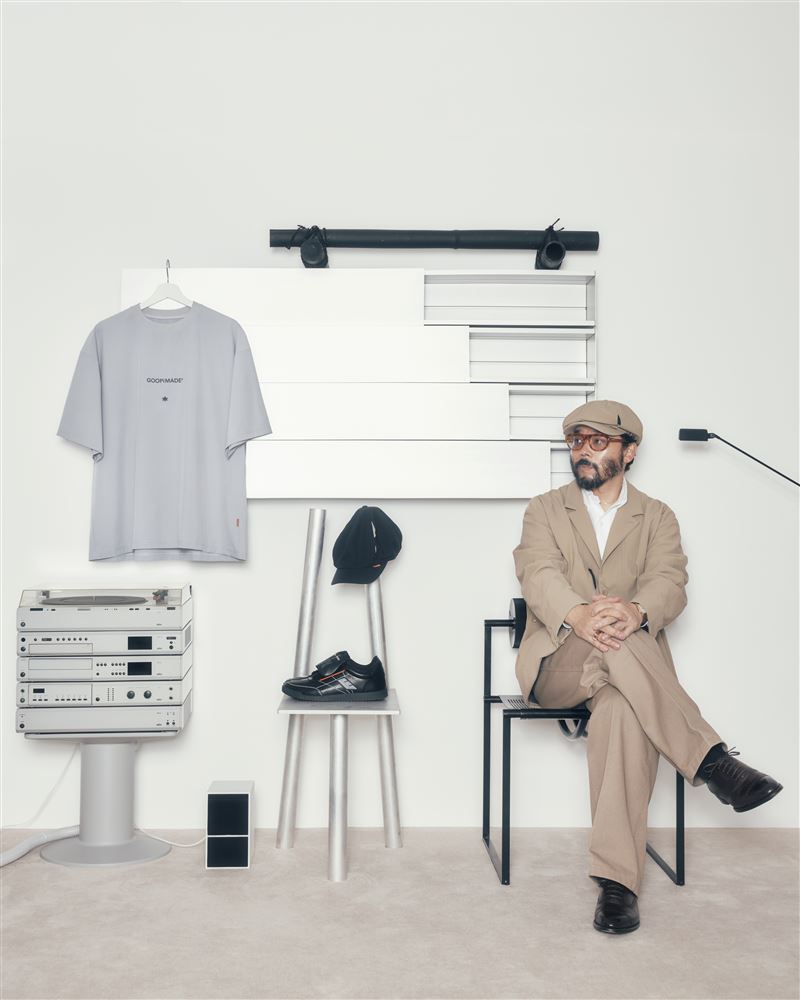 GOOPiMADE攜手日本時尚指標小木基史POGGY打造成熟時裝系列。(圖/品牌業者提供)