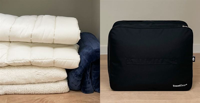 收納神器Travel Gear × citiesocial壓縮收納袋。(圖/品牌提供)。(圖/品牌業者提供)