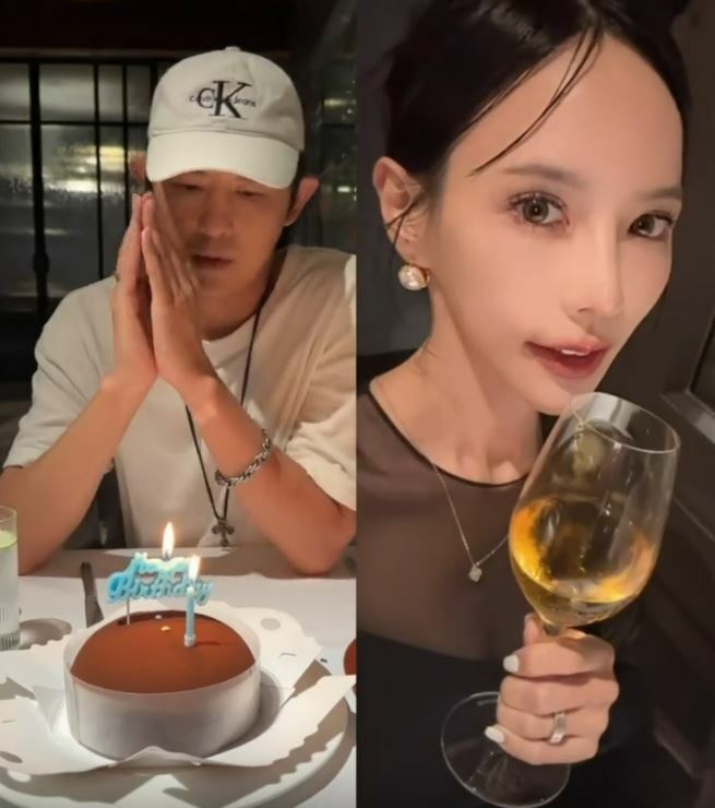 敖犬愛妻發發為老公慶生，十分甜蜜。（圖／翻攝自Threads @piglettickle）