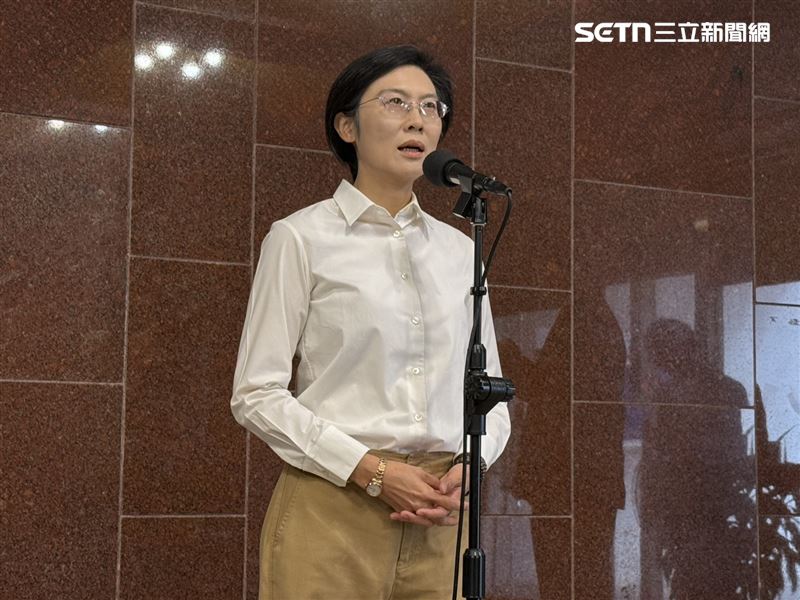 民進黨立委林岱樺受訪表示,尊重黨的機制,黨任何對於初選的規劃以及後續相關進程,她都一定會遵守(圖/記者劉秀敏攝影)