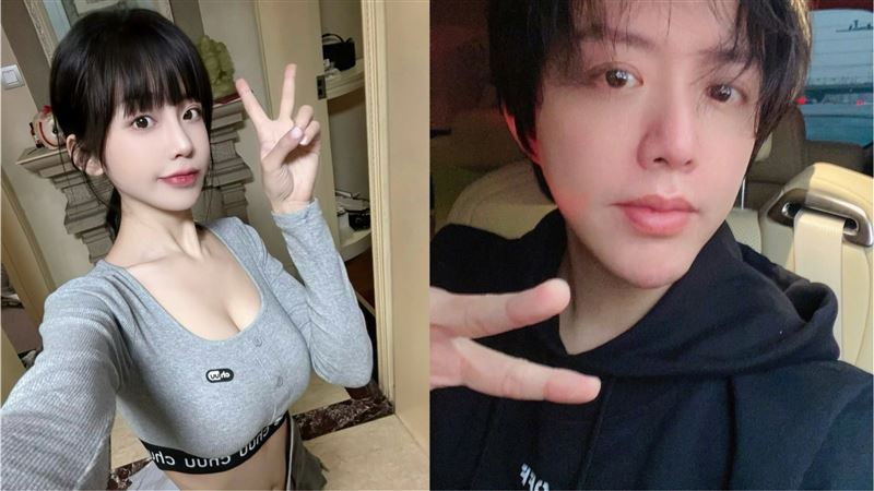 中國網紅司曉迪(左)在微博發文指控李雲迪(右)。(圖/翻攝自微博)