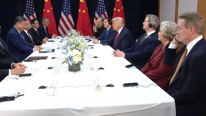 川習會於30日在韓國釜山舉行。(圖/翻攝畫面)