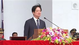 總統賴清德主持「陸軍裝甲第五八四旅聯兵三營換裝M1A2T戰車成軍典禮」（圖／翻攝畫面）