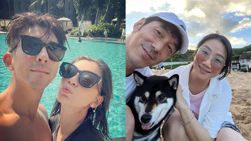 「修杰楷、賈靜雯夫妻」以及「陶晶瑩、李李仁夫妻」被列舉為模範夫妻。(圖/翻攝自IG @alyssachia @leeleezen)