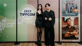 楊晴(左)、楊銘威現身東京宣傳新戲也大啖日本美食。（圖／TVBS提供）