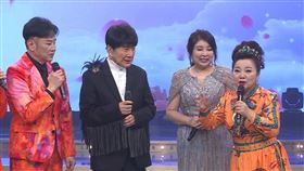 左起陽帆、謝雷、陳思安、白冰冰一起同台。（圖／民視提供）