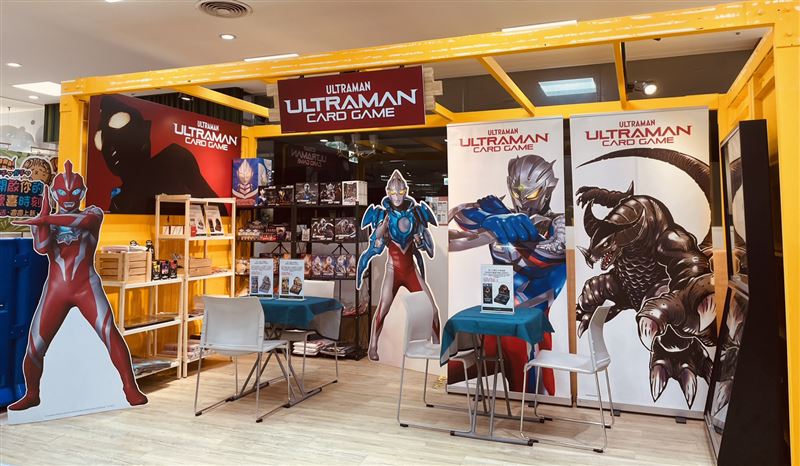 HANDS超人力霸王卡牌專區。(圖/品牌業者提供)