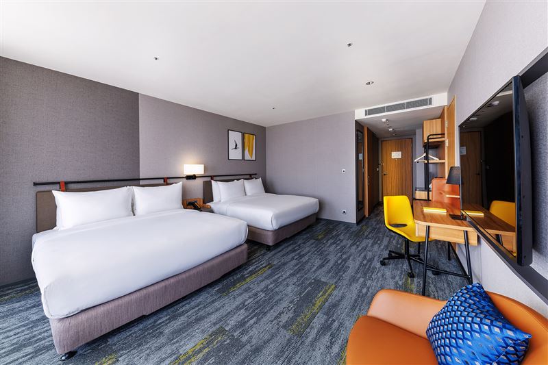 嘉義福容voco酒店祭出雙11優惠,第二晚每人僅需加價1111元。(圖/嘉義福容voco酒店)