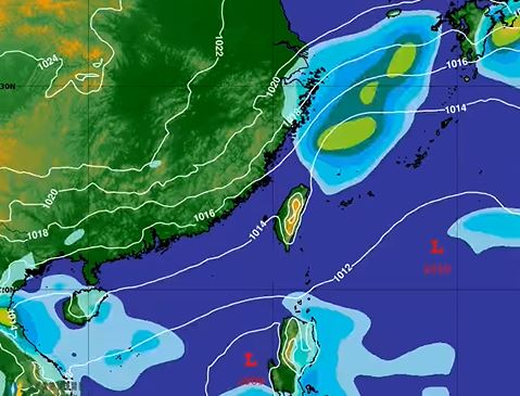 天氣風險表示，週末至下週一都將持續受到東北季風的影響。（圖／翻攝自天氣風險 WeatherRisk臉書）
