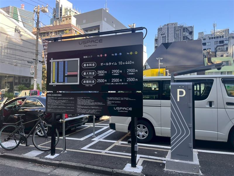 USPACE東京「六本木」新站點升級日本停車市場,AI車牌辨識是關鍵核心。(圖/品牌業者提供)