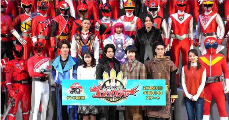 人氣特攝作品「超級戰隊系列」是日本年輕演員的搖籃。(圖源:朝日電視台)