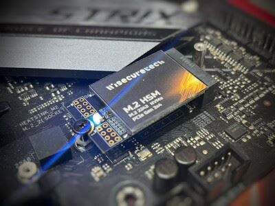 &nbsp;匯智安全全球首發M.2 介面高速硬體安全模組 為AI 資料安全與主權管理提供全新解決方案