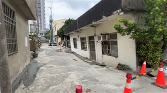 東大路,地層下陷,建案,新竹市（圖／翻攝畫面）