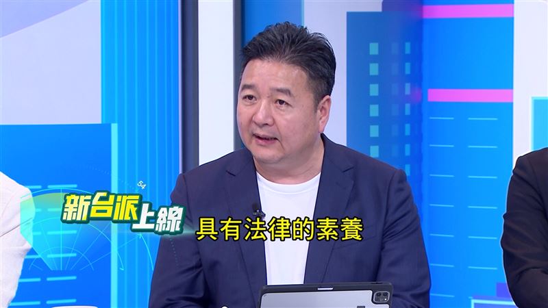 林金結建議新任國民黨主席鄭麗文,以後找幹部要找有法律素養的,不然怎麼打仗。(圖/翻攝新台派上線)