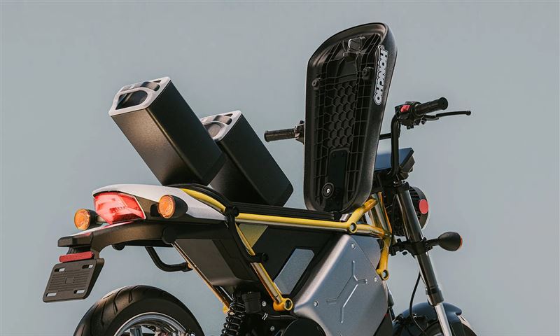 S4 Honcho採雙可替換式電池模組。（圖／翻攝LiveWire網站）