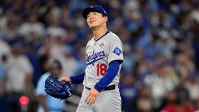 世界大賽G6山本由伸投滿6局僅失1分。（圖／美聯社／達志影像）