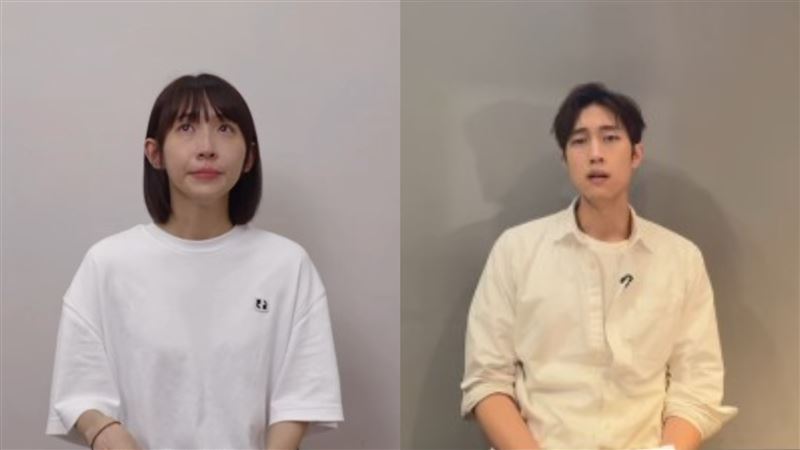 范姜彥豐（右）指控粿粿（左）婚內出軌。（合成圖／翻攝自粿粿IG、范姜彥豐臉書）