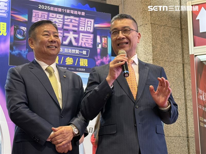 民進黨秘書長徐國勇出席2025台北電器空調影音大展（圖／記者劉秀敏攝影）