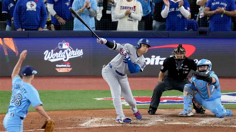 大谷高爾夫式揮擊　平凡飛球變中牆二壘打