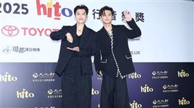 王子（邱勝翊）、邱宇辰擔任hito流行音樂獎頒獎嘉賓（圖／記者鄭孟晃攝影）
